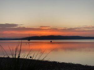 Sonnenaufgang am Bodensee Anfang September