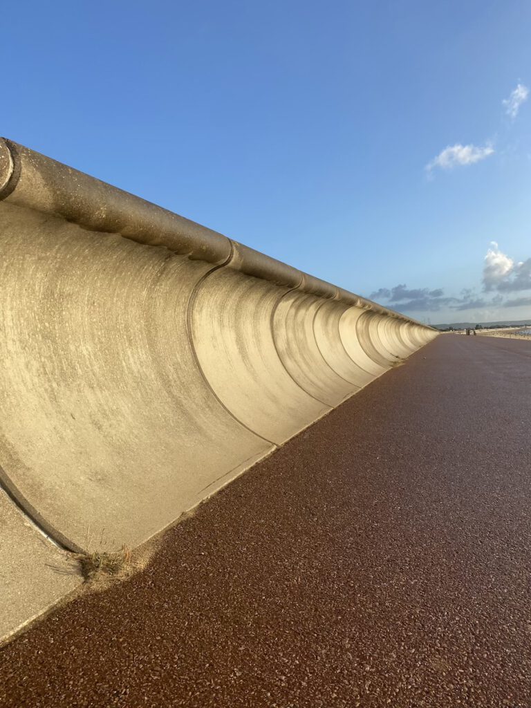 Am Strand in Südengland